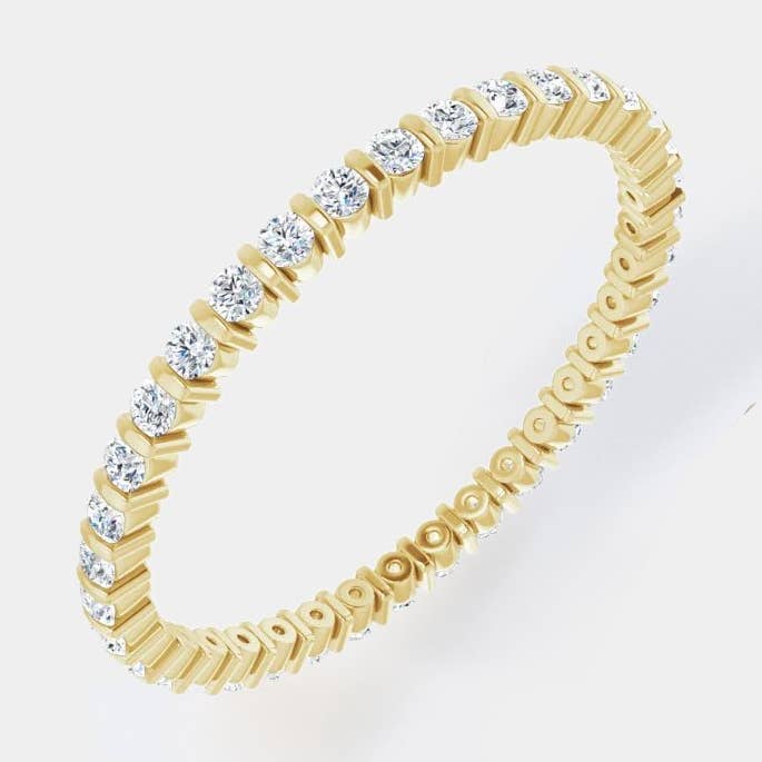 💫 DAINTY LAB GROWN ETERNITY RING for wholesale by Hey Babe LA