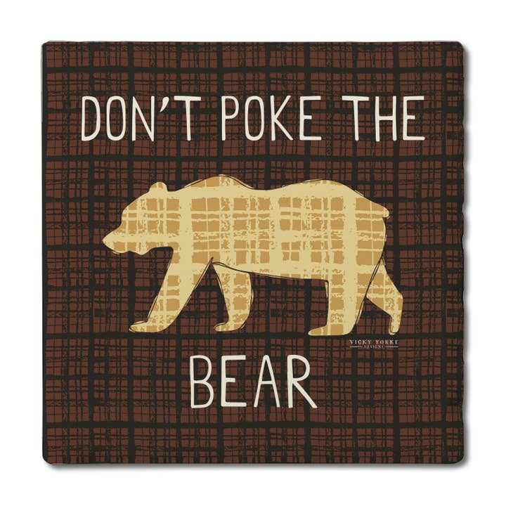 CounterArt/Highland Home/Thirstystone/CoasterStone - Wholesale Retailer Display - Home & Living - "Lodge Life" Pre-Packed Single Coaster Display