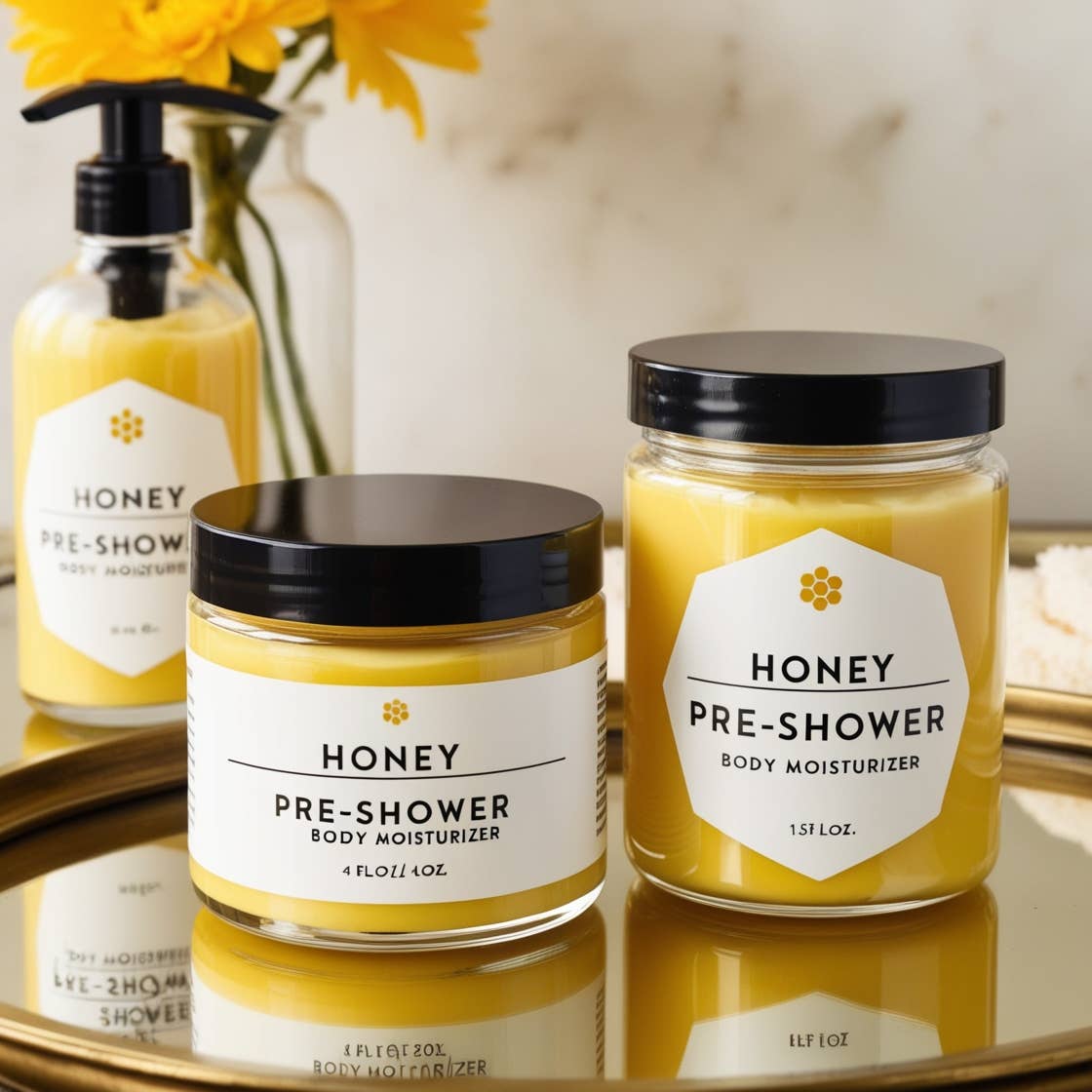 Beautique Goals – wholesale Body cream/lotion – Pre-Shower Honey Body Moisturizer2