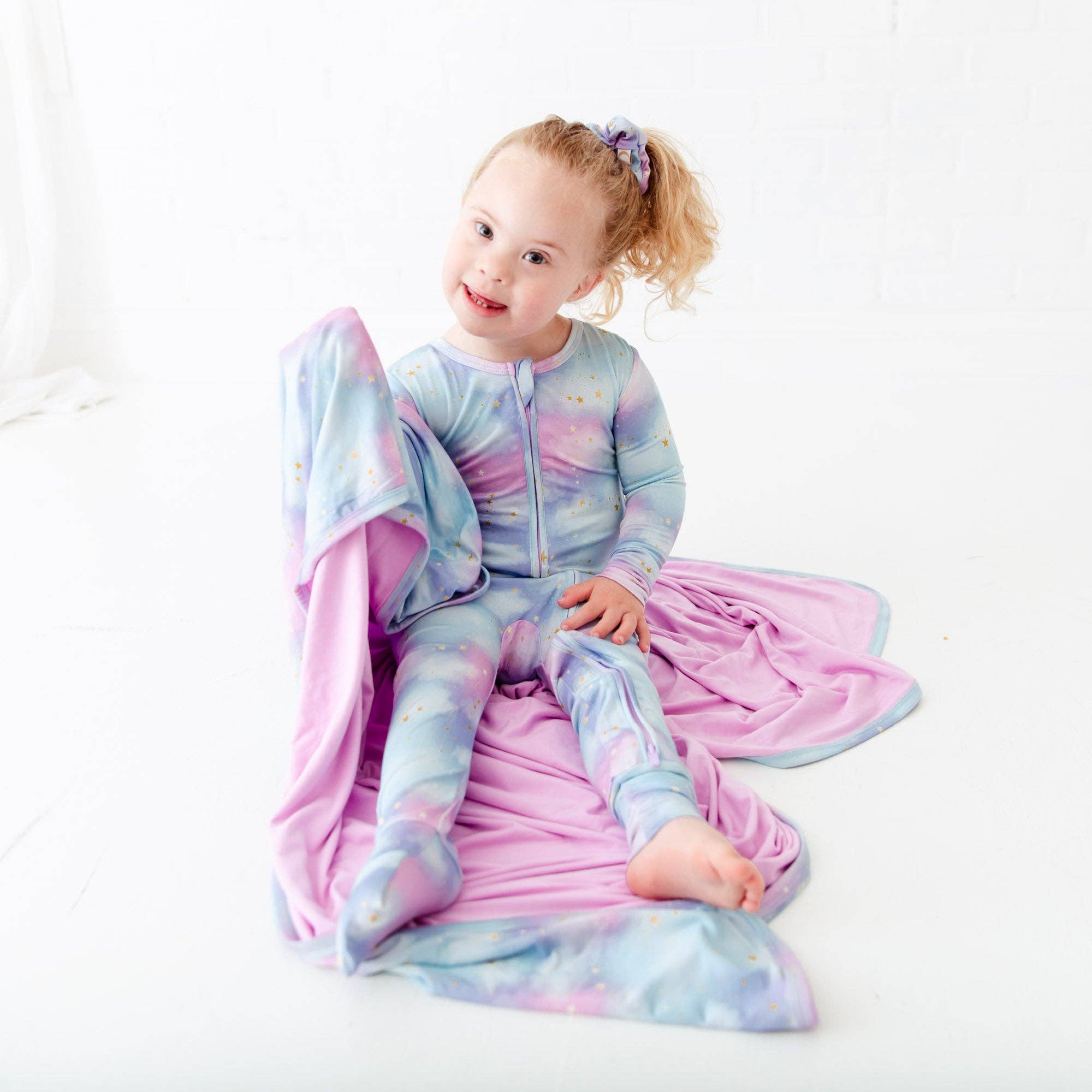Dreamiere – wholesale Sleepsuit – Baby – Kids Cotton Candy Skies Bamboo Convertible Footie Pajamas7