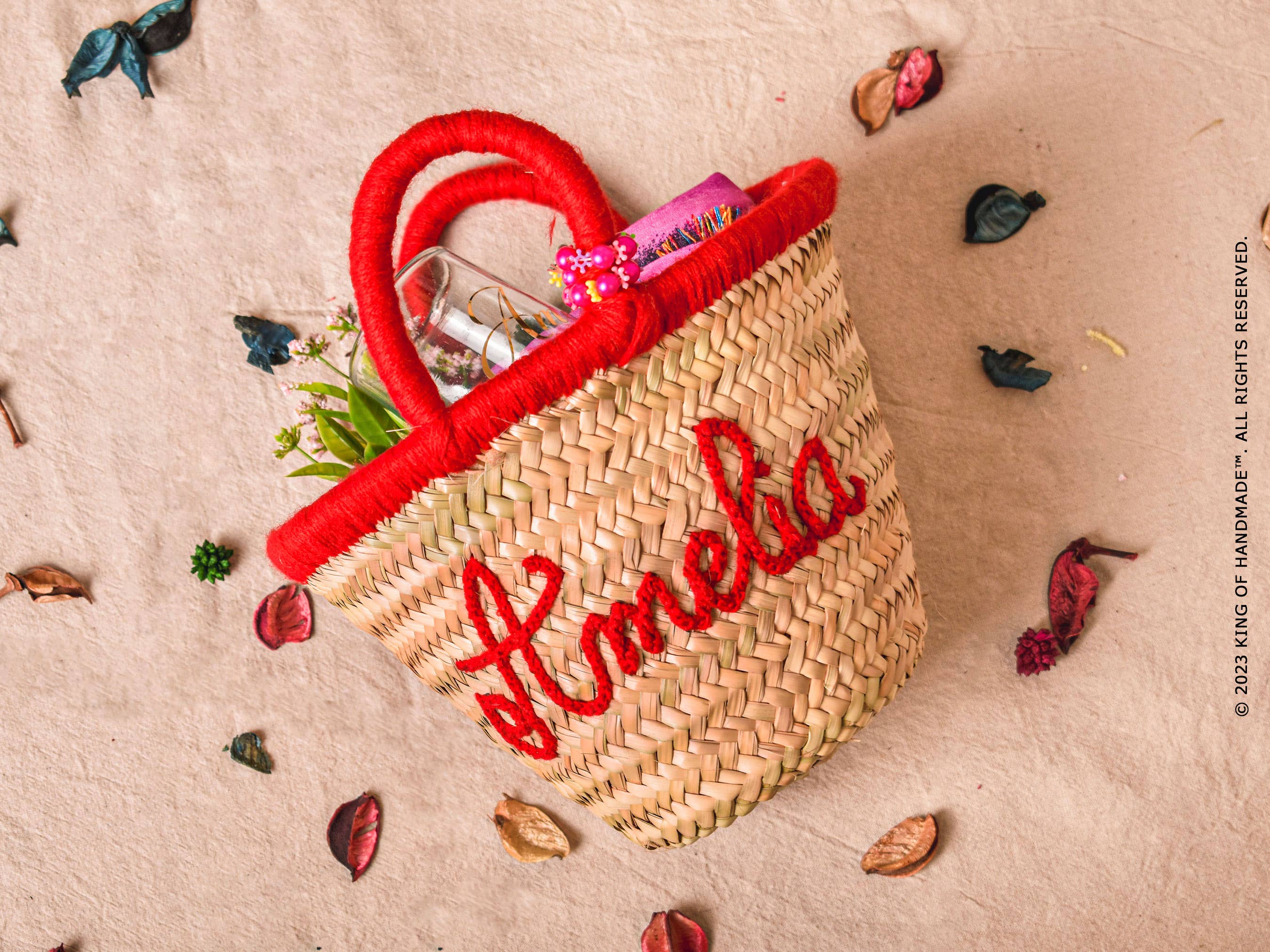 King Of Handmade - Wholesale Beach Bag - Custom embroidered handbags For Bride, Bridal party Gift11