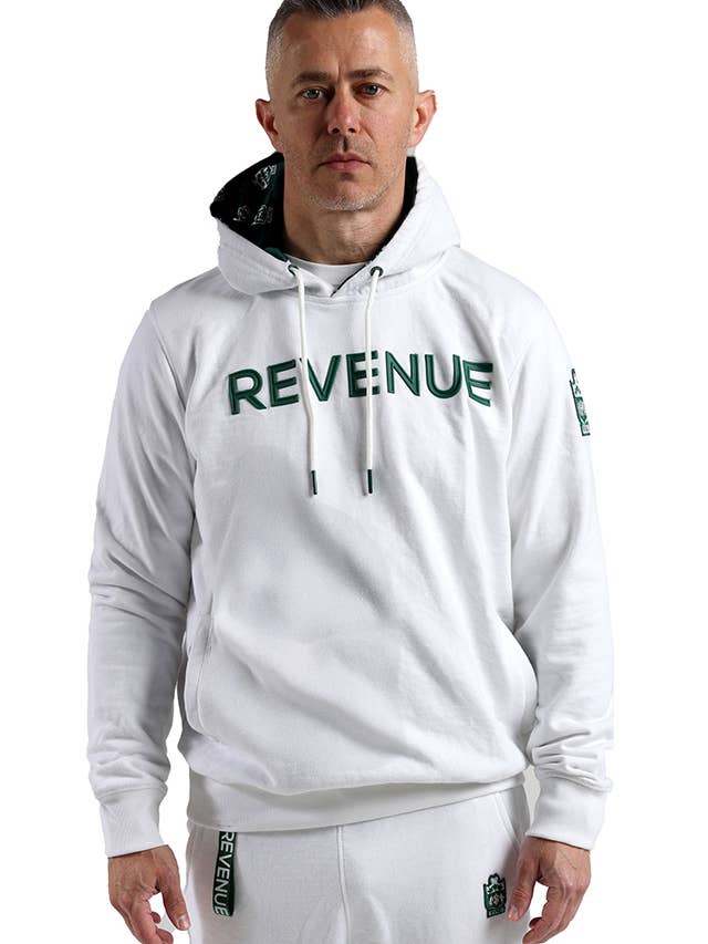 Logo REVENUE Wimbledon Bianco per la vendita all'ingrosso da parte di REVENUE BRAND