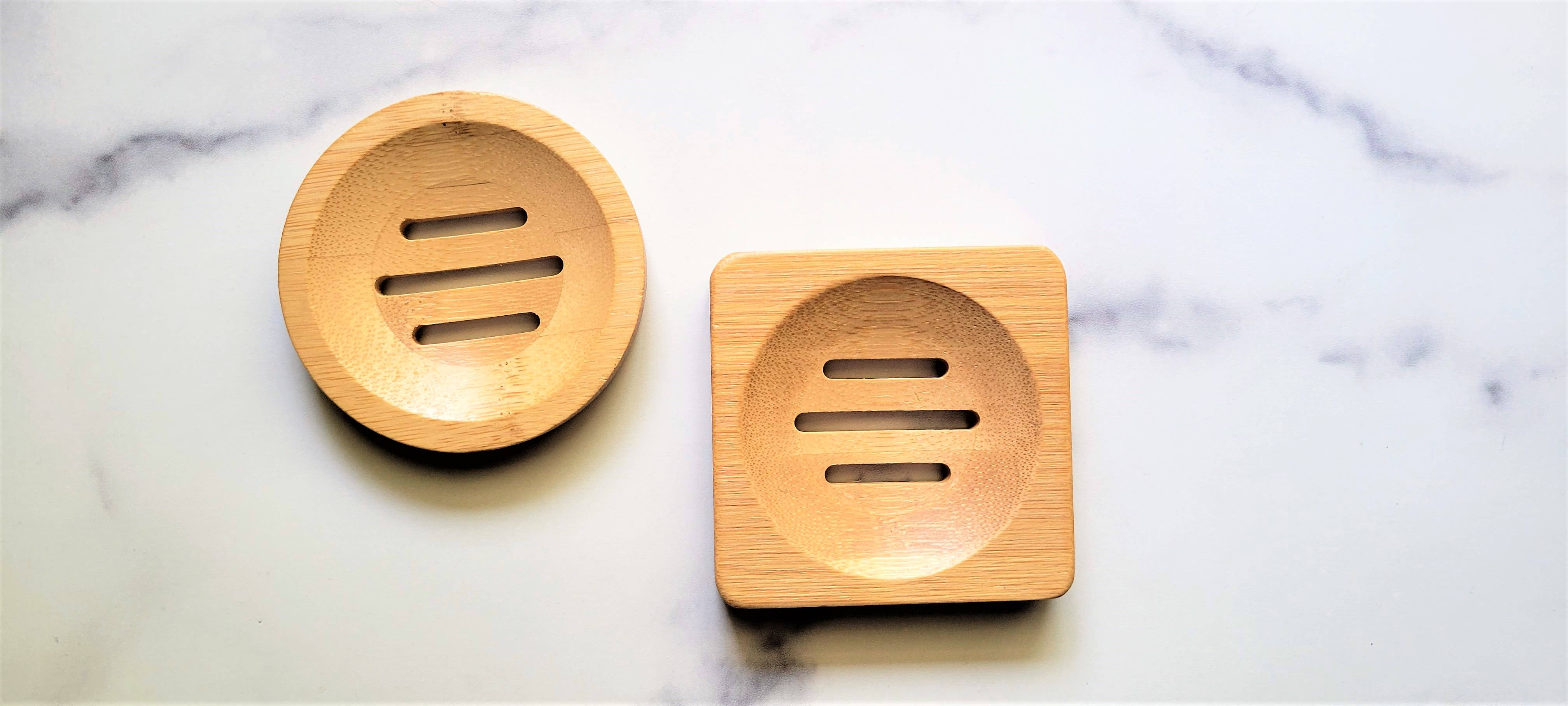 Bold Space Candle Co. - Wholesale Bath Soap Dish - Bamboo Shower Steamer Tray - Easy Giftable Item 5