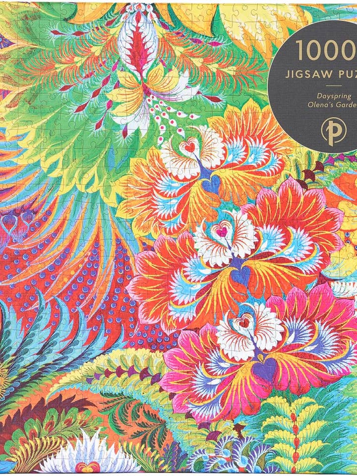 Paperblanks Dayspring Olena's Garden Puzzle 1000 PC for wholesale by Chronicle Books