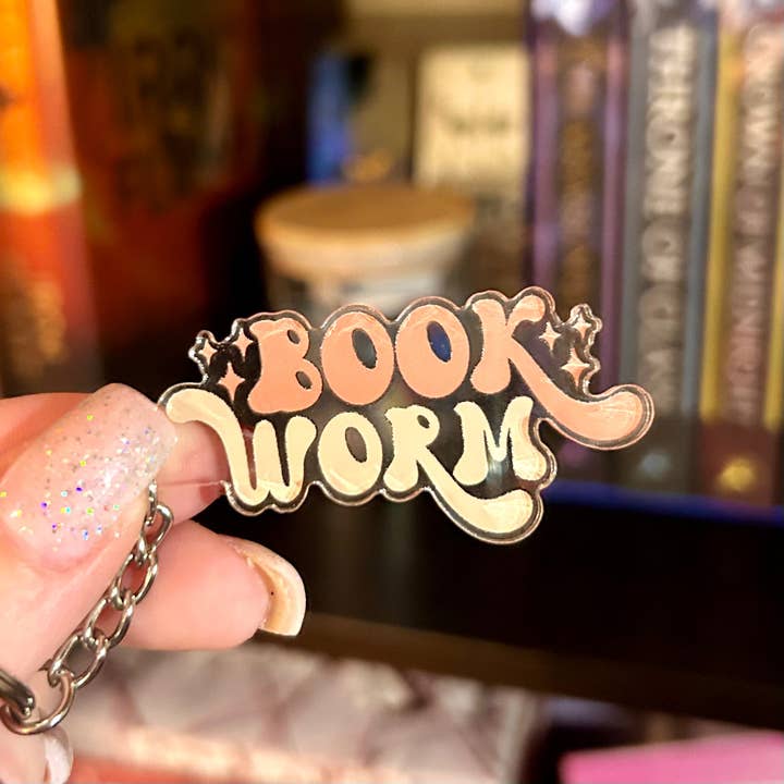 Book Work Keychain for wholesale by Awfullynerdy.co