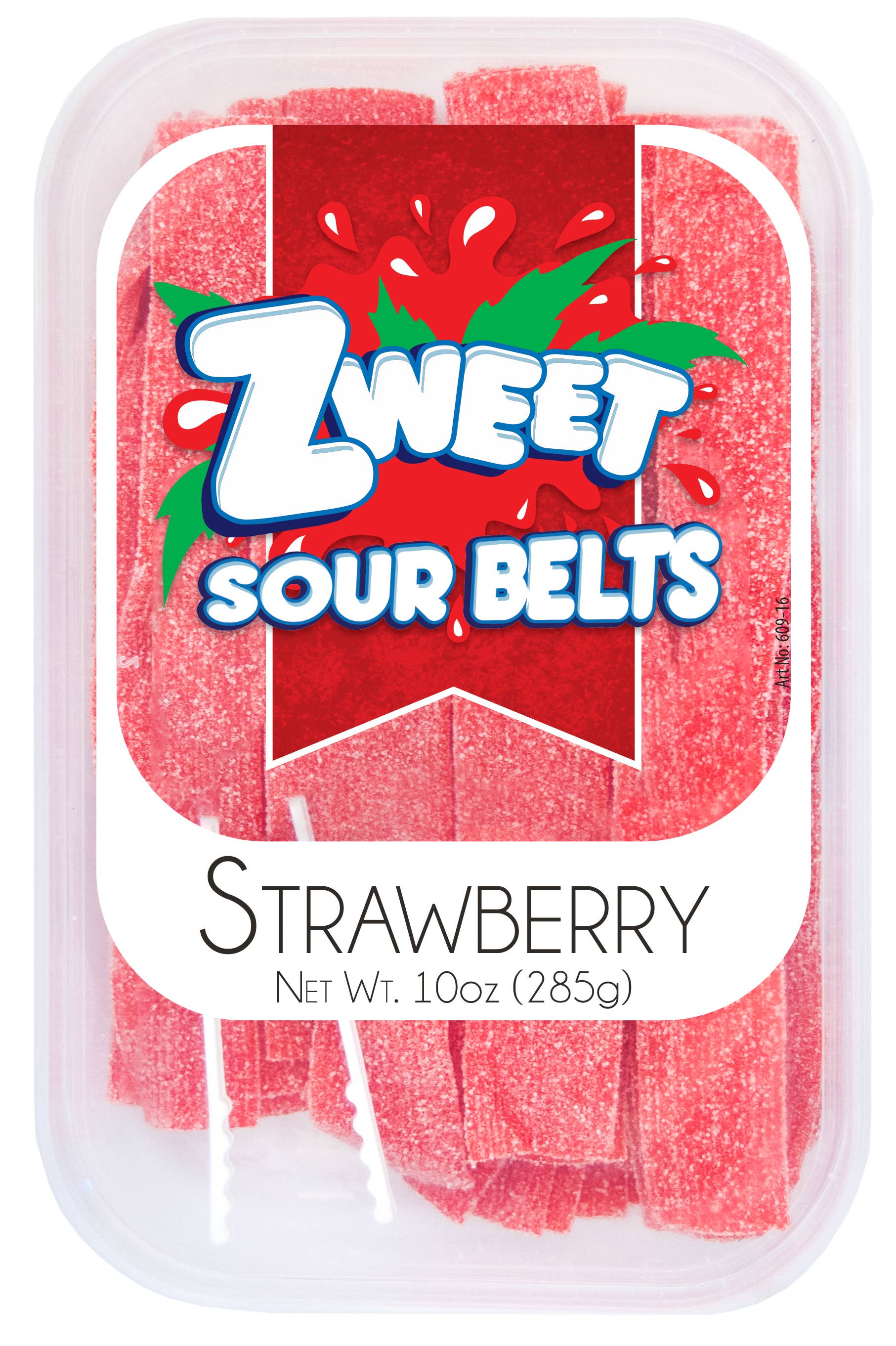 iSweet.ca - Vente Bonbons gélifiés - Ceinture aigre-douce à la fraise Zweet Tub de Turkey 283 g0