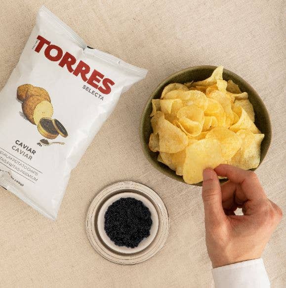 Patatas Torres - Wholesale Chips - Torres Selecta Caviar Flavor Potatoes 40G2