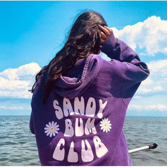 Planks Canada - Wholesale Hoodie - Women's - Purple Sand Sandy Bum Club Hoodie