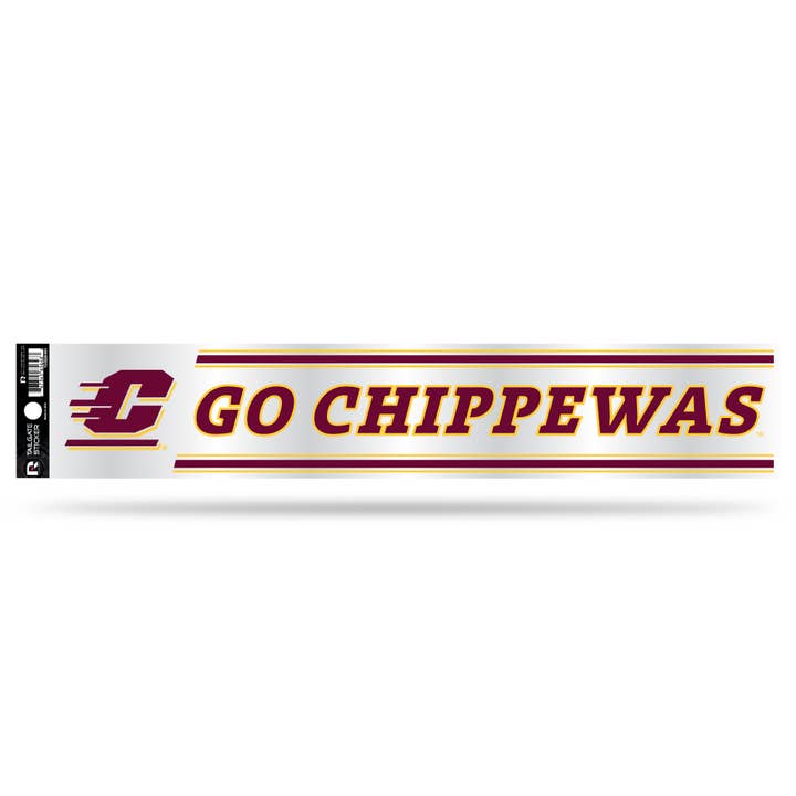 Rico Industries - Wholesale Sticker - NCAA Central Michigan Chippewas Tailgate Sticker