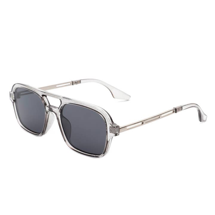 Cramilo Eyewear - Vente Lunettes de soleil – femme - Lunettes de soleil carrées style aviateur style aviateur rétro11