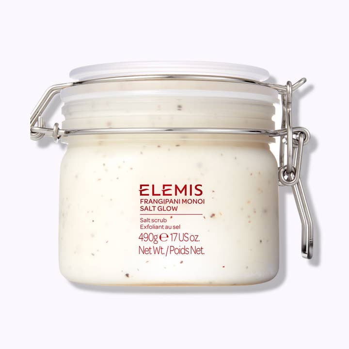 Elemis Frangipani Monoi Salt Glow Body Scrub for wholesale by Dermstreet