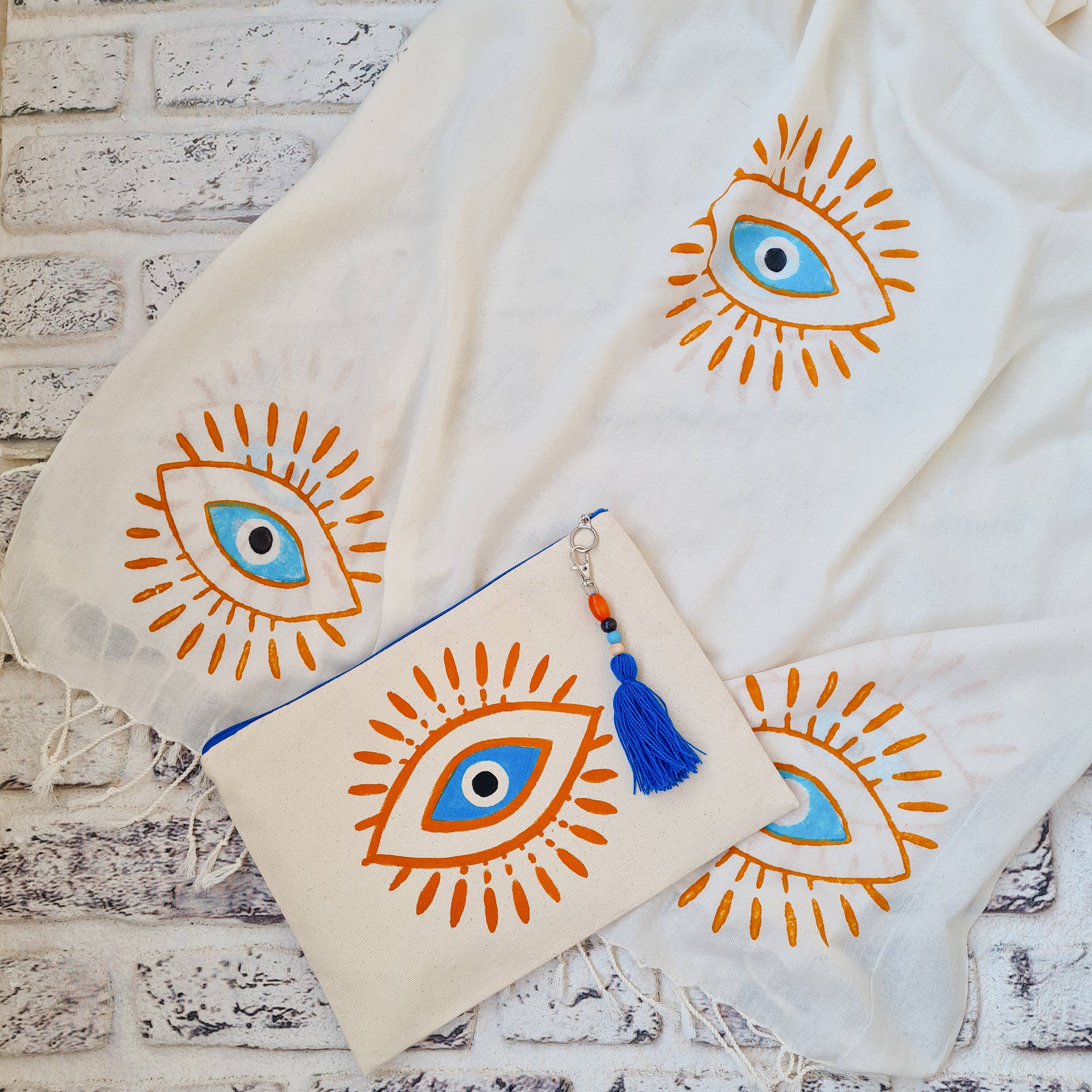 Moa – Engroshandel Strandhåndklæde – Evil Eye strandhåndklæde19