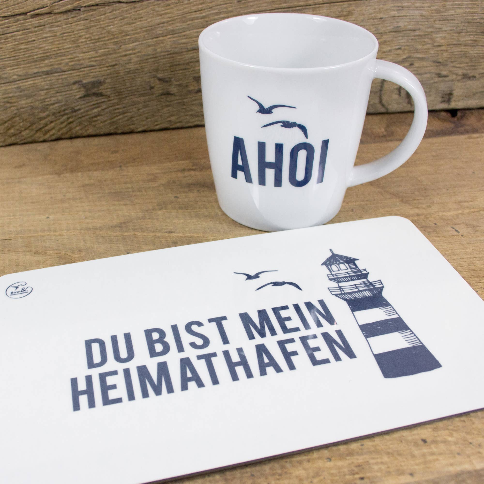 Bow & Hummingbird - Wholesale Placemat - Maritime breakfast board home port1