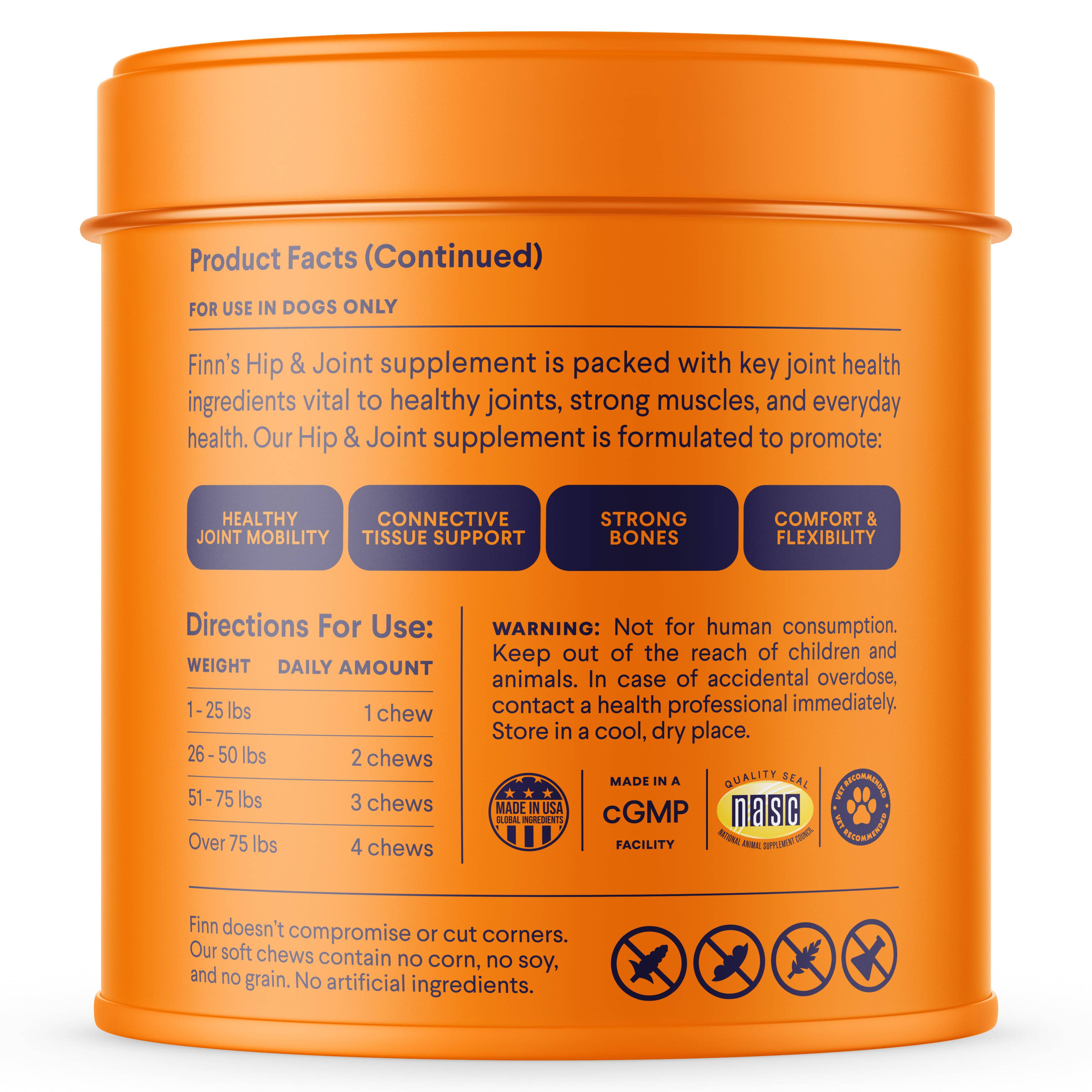 Finn - Wholesale Pet Supplement - Dog - Hip & Joint2