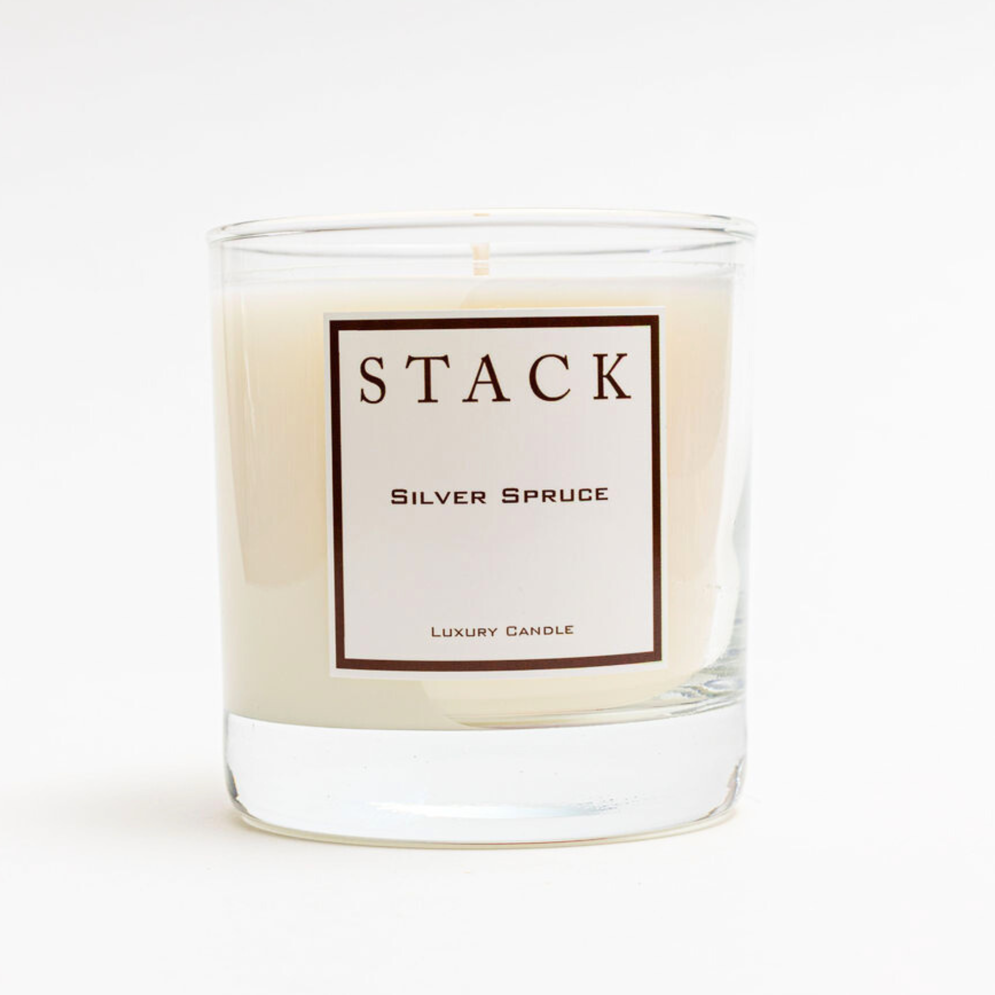 STACK The Fragrance of Gratitude - Vente Bougie en bocal - Bougie en épicéa argenté - Décor de Noël5