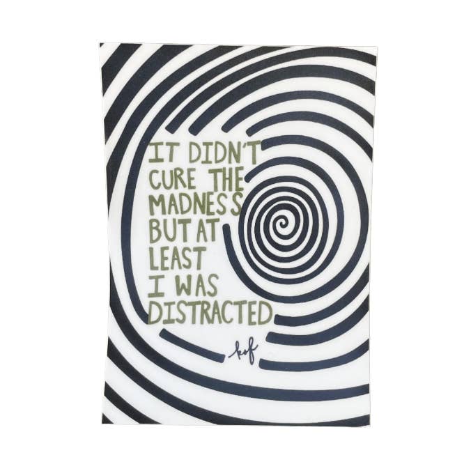 madness vinyl sticker for wholesale by Reminders To My Future Self