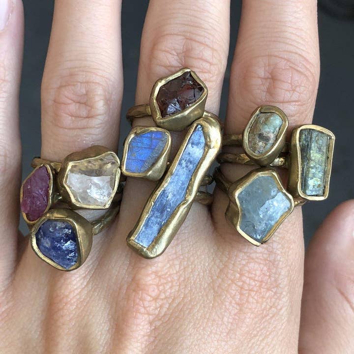 Emilie Shapiro Jewelry - Wholesale Single Stone/Solitaire Ring - Guardian Ring - Ruby5