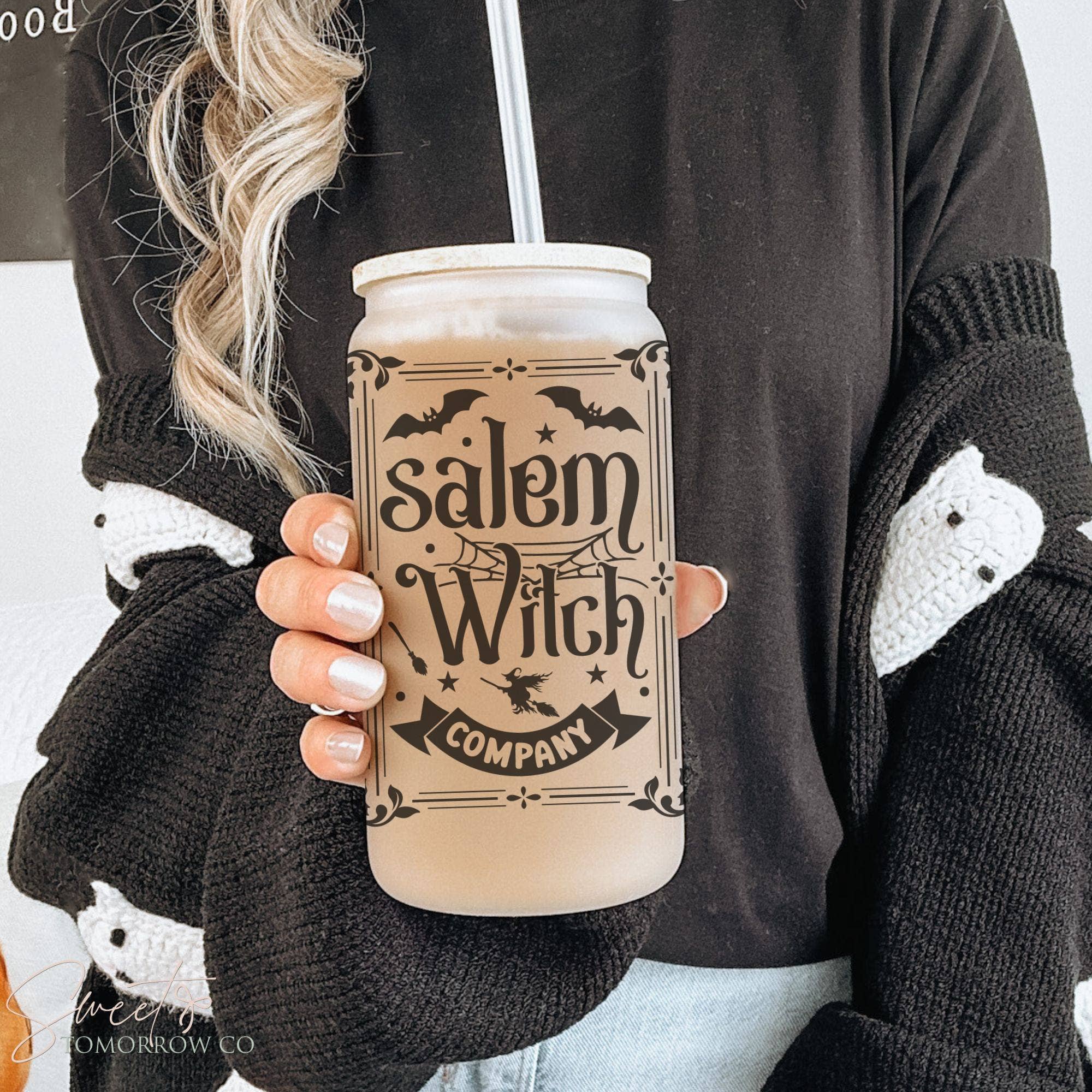 Cataleya Designs Studio LLC - Wholesale Drinking Glass/Cup - Salem Witch Company Halloween Glass Spooky Season Tumbler8