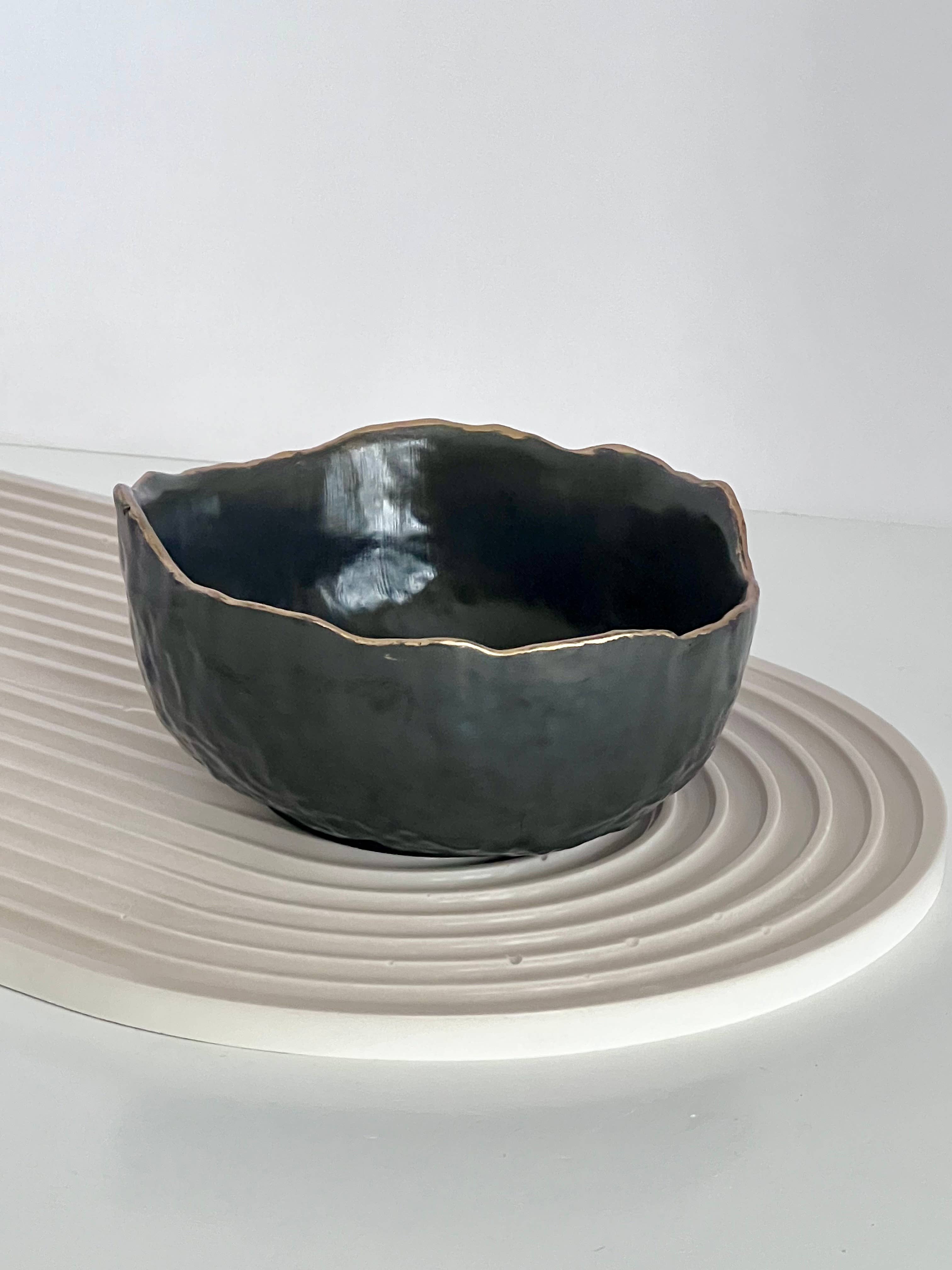 Kenley Boutique - Vendita all'ingrosso Portacandele - Ciotola in cemento minimalista per candela - 8,5 oz6