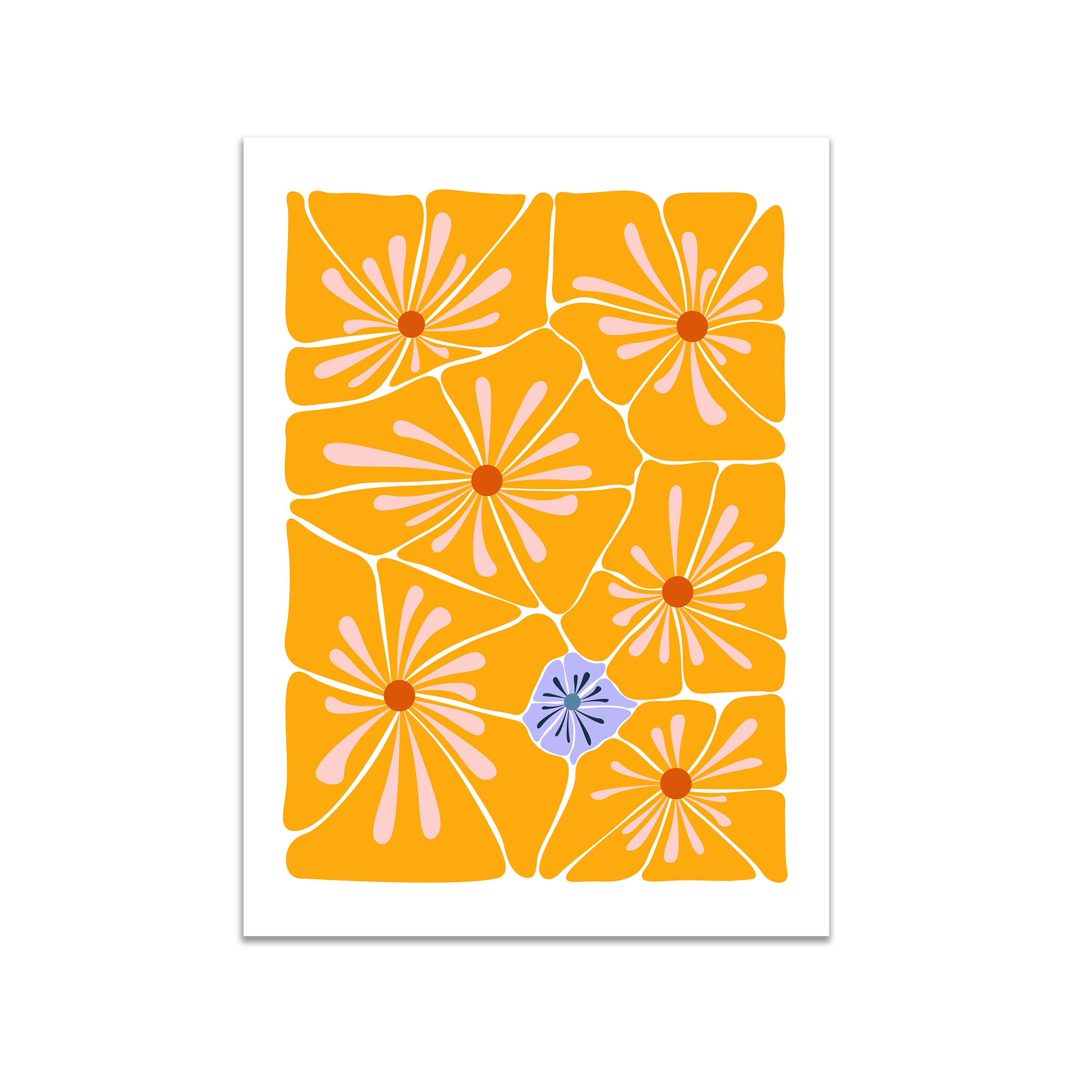 Handsel and Petal - Wholesale Everyday greeting card - Pansy Power