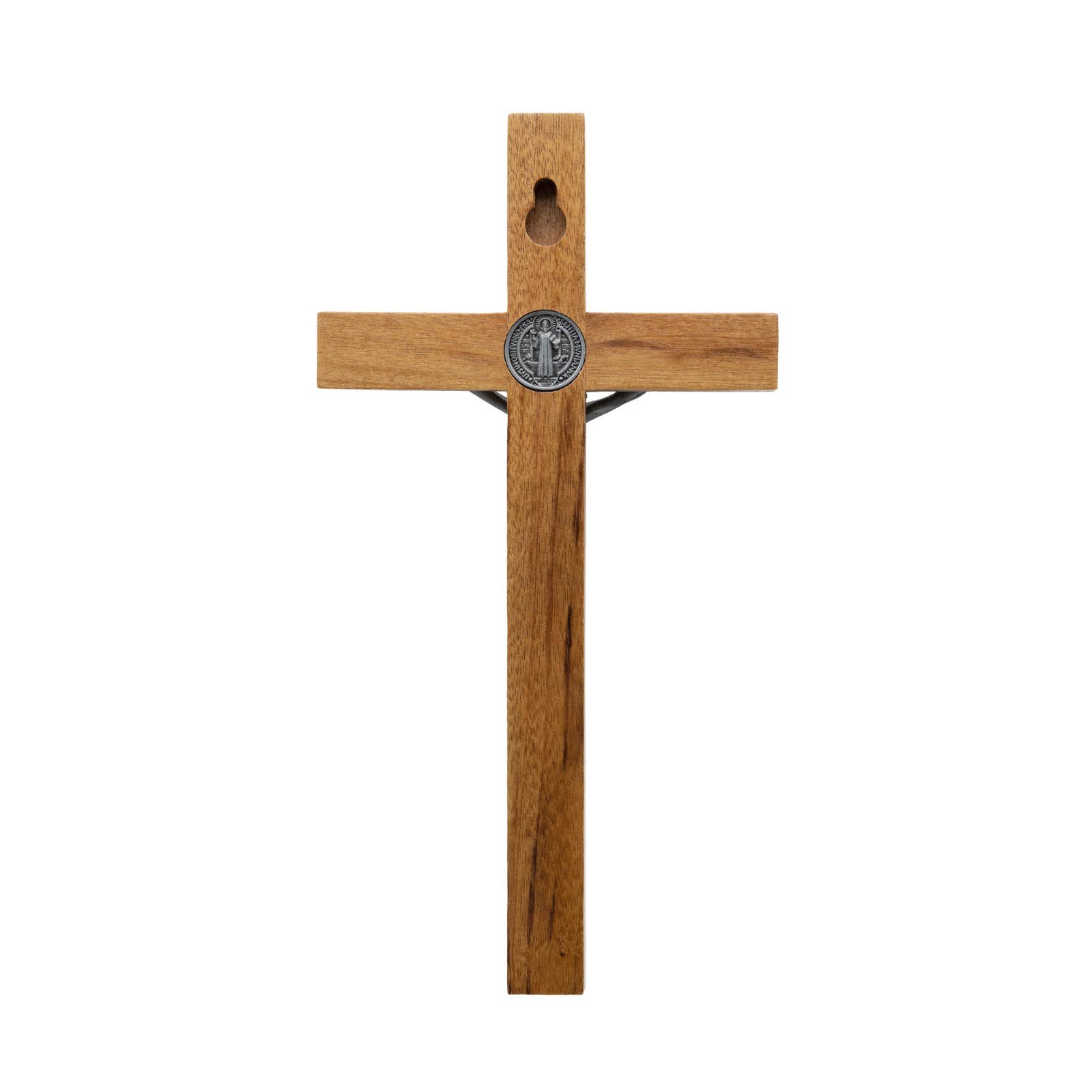 Oremus Mercy - Wholesale Wall Cross - Wall Cross - St. Benedict Wooden   7.5"2