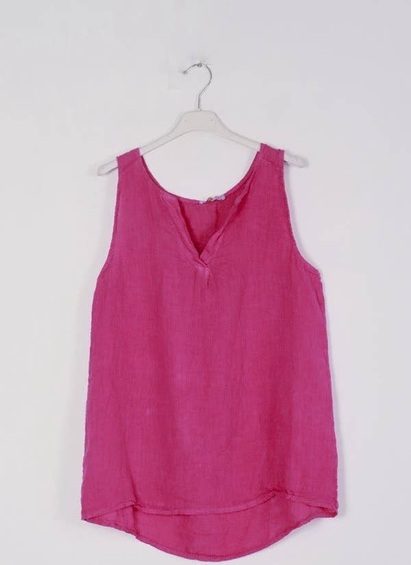 LÉA & LUC - Wholesale Tunic - Women's - 100% Linen Tank Top REF. 3800920