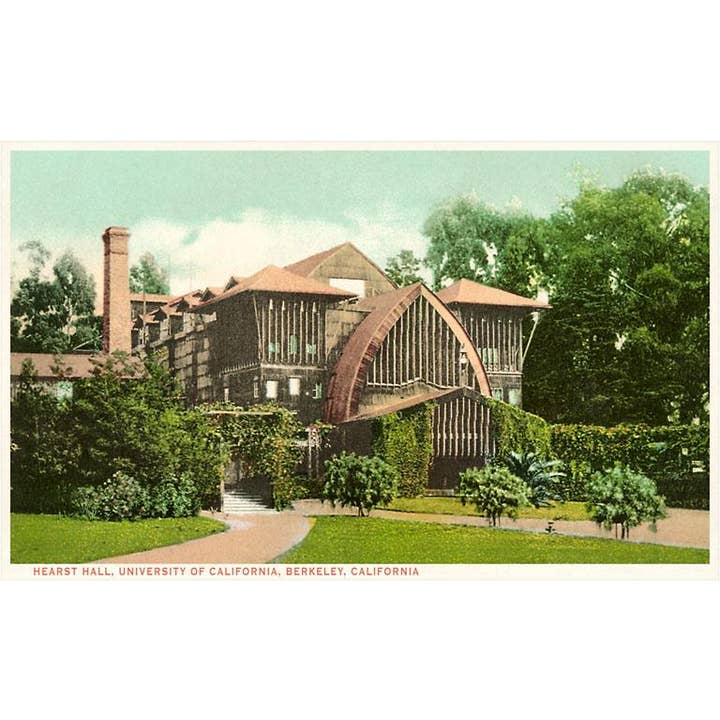 Postcard BA-69 Hearst Hall, University of California, Berkel for wholesale by Found Image Press