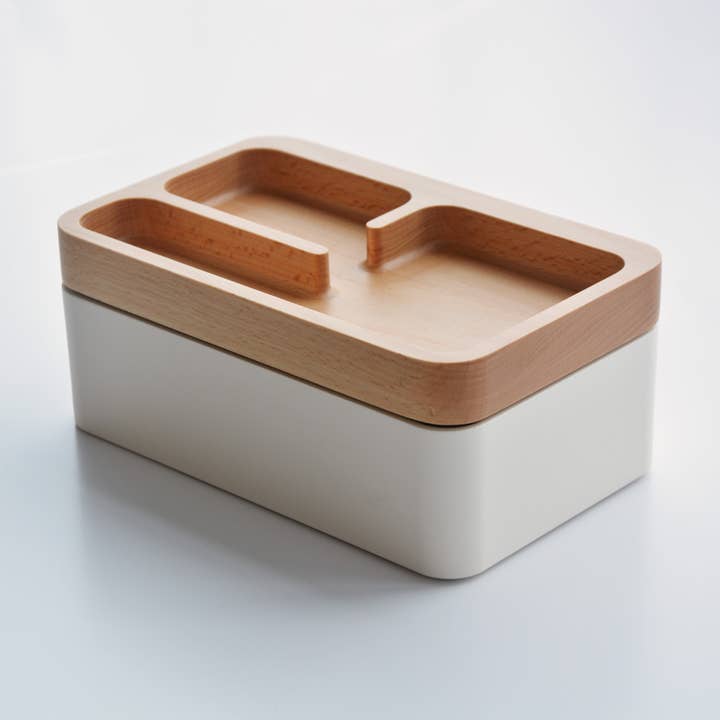 Revov - Bandeja giratoria magnética (color blanco) para venta al por mayor de Mordeco