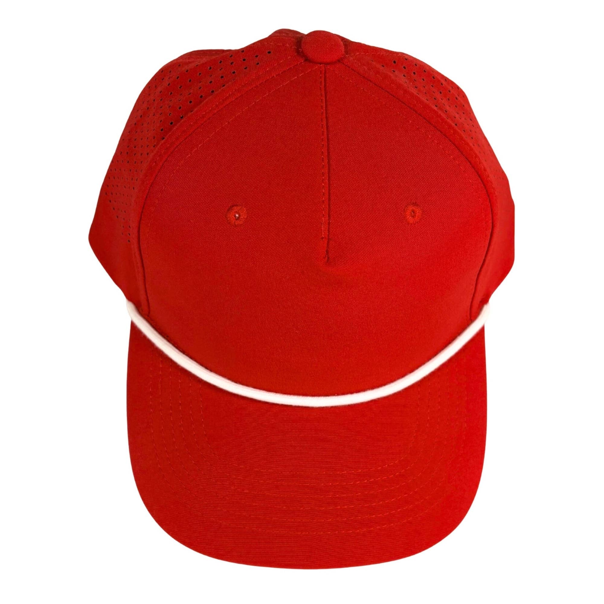 Stitch & Bill Hats - Wholesale Baseball Cap - Unisex - Performance 5 Panel Rope Baseball Cap Air Flow Men Women 13