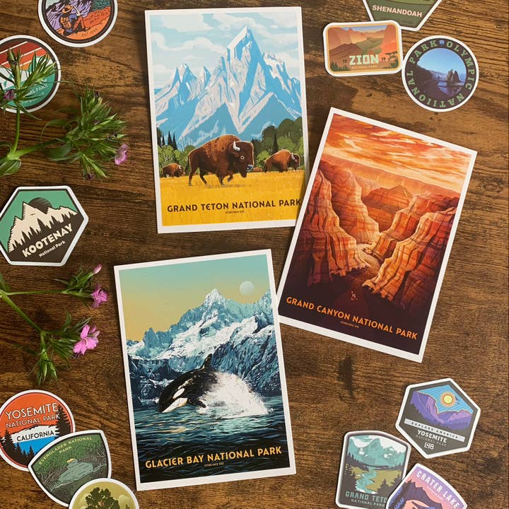 Magnifique Hearts - Vendita all'ingrosso Cartoline - Cartoline dei parchi nazionali americani, meraviglie naturali 4.6X6.48