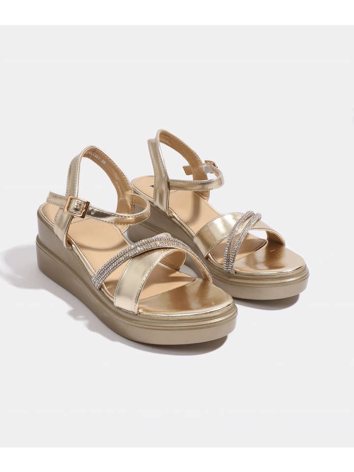 Pia Rossini Ltd - Wholesale Sandals - Women's - Hennessy Sandal - Gold