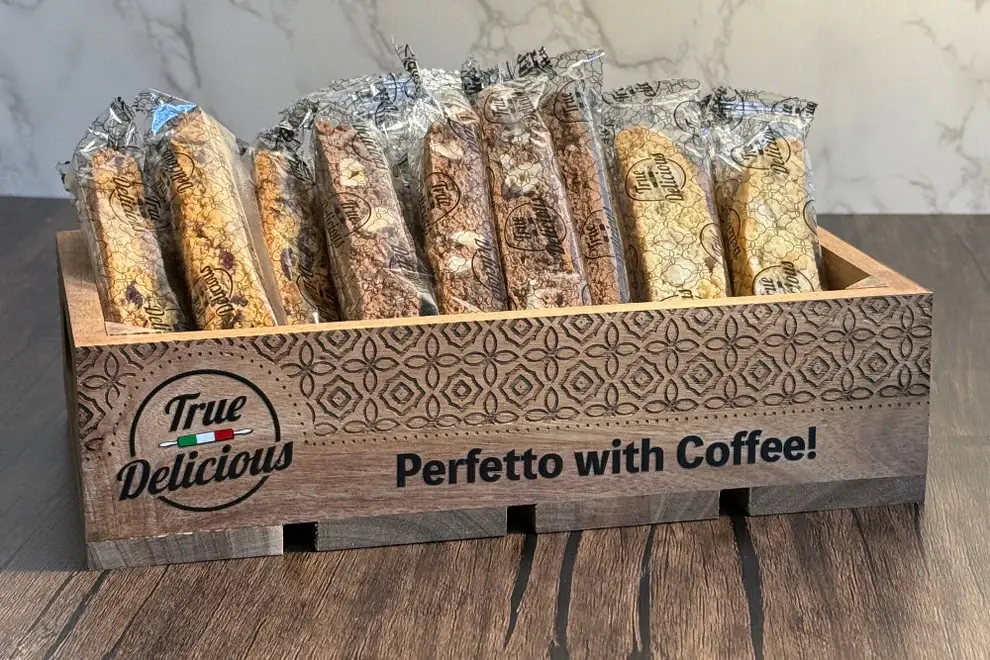True Delicious - Wholesale Cookie - Authentic Italian Biscotti - Individually Wrapped - 5" long2