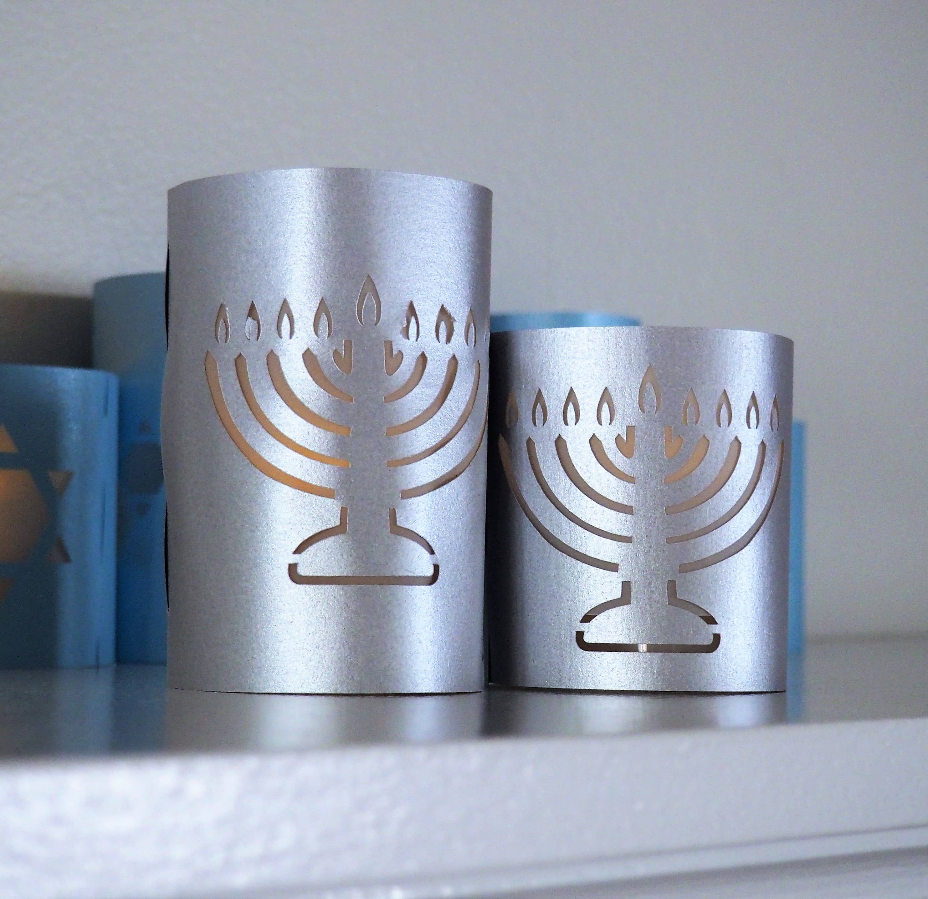 thekitcut - Vente Décoration de Hanoukka - Lanternes Menora, décoration de Hanoukka | Un décor juif unique4