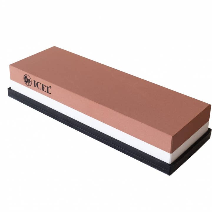 Combination whetstone with stand - 3000/8000 for wholesale by ICEL USA