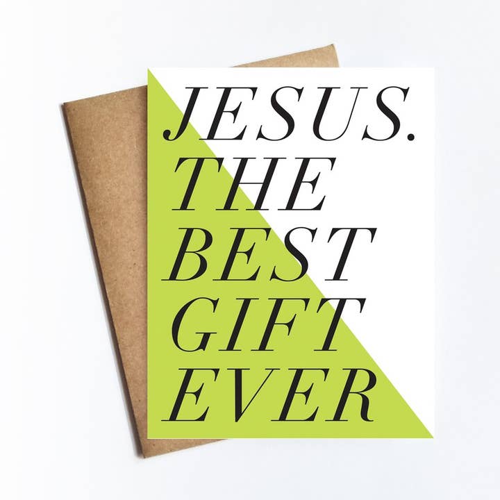 Jesus Beste cadeaukaart voor wholesale door Kate Moore Creative Studio