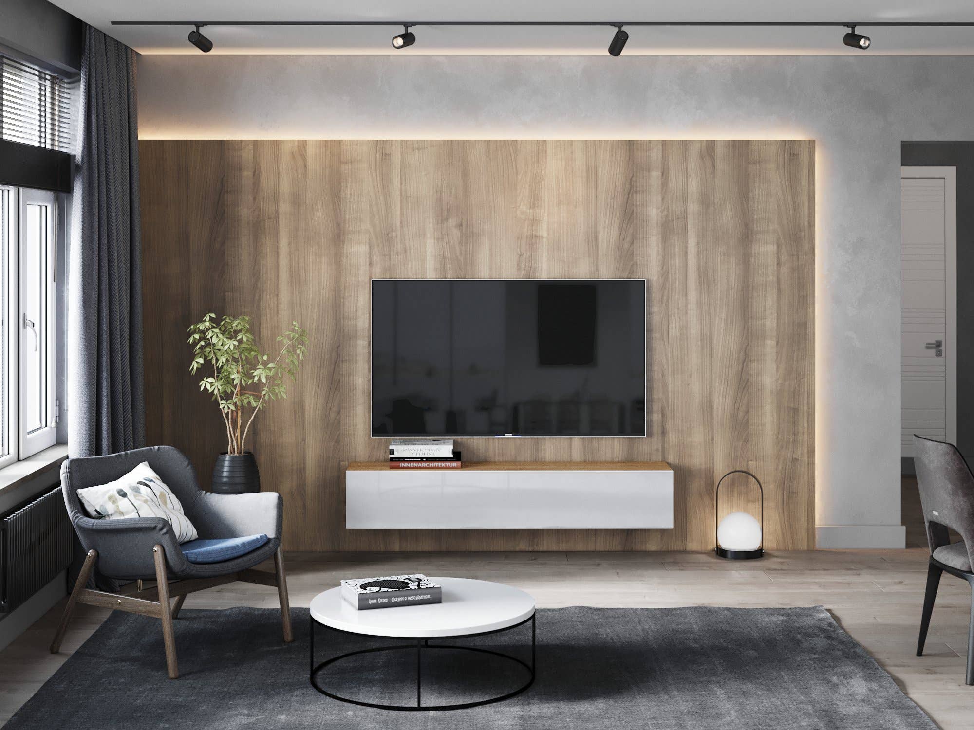 PLATAN ROOM - Wholesale Console Table - TV Cabinet TV Stand 160 cm Hanging or Standing9