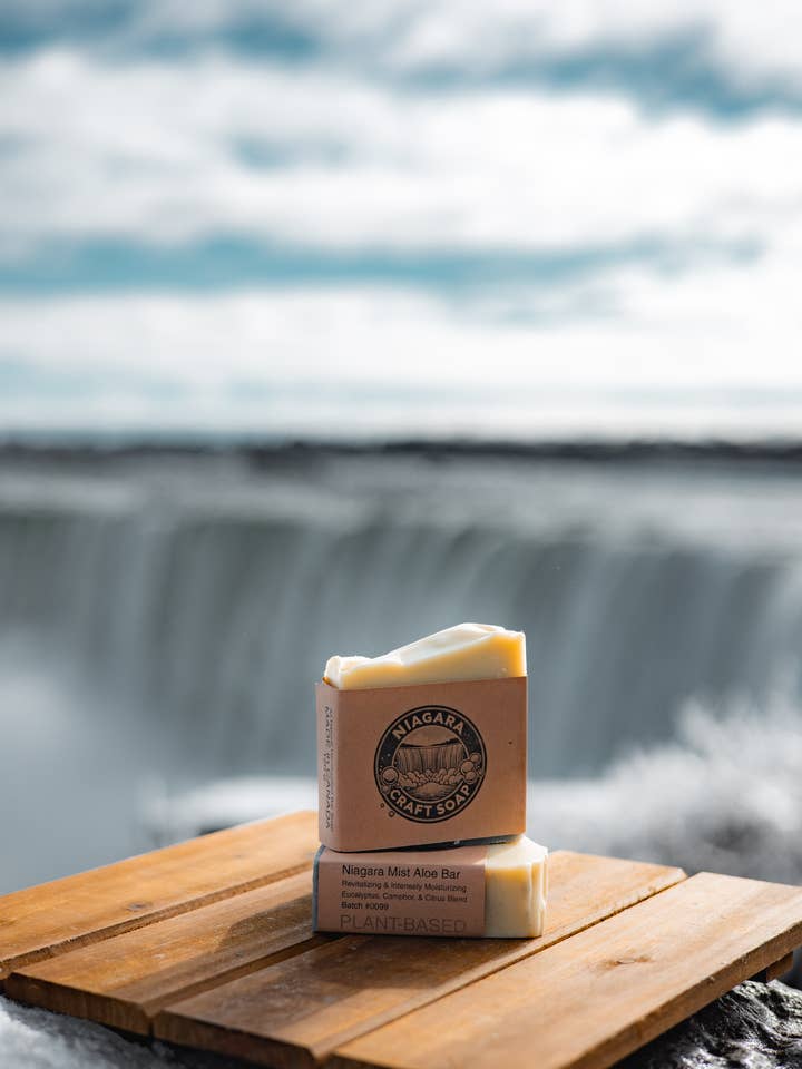 Niagara Mist Aloe Bar for wholesale by Niagara Craft Soap
