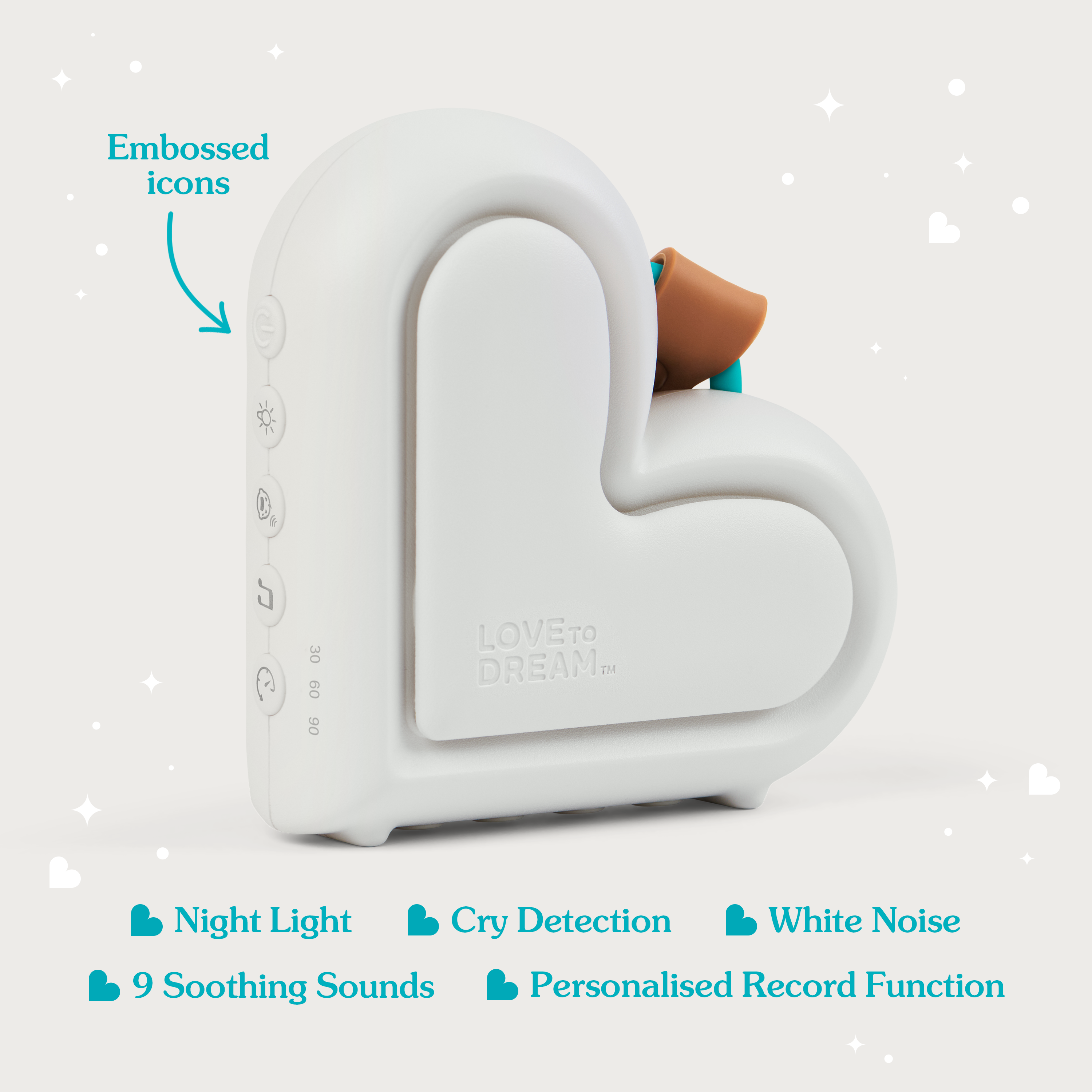 Love to Dream - Wholesale White Noise Machine - Love to Dream White Noise Sound Machine3