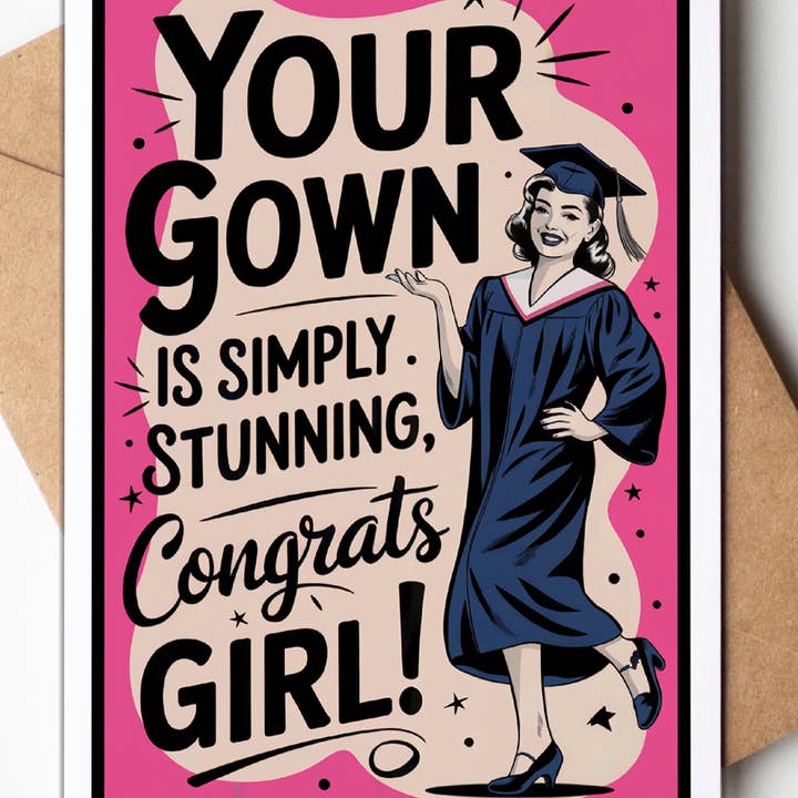 Katie Doodle | Boutique Greeting Cards & Birthday Gifts – Großhandel Karte zum erfolgreichen Abschluss – Absolventenjahrgang 2025 | Abschlusskarten mit Displayständer4