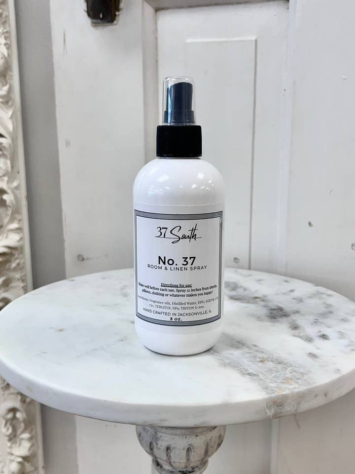 Luxury Room & Linen Spray I No. 37 for wholesale by 37 South Home Fragrances
