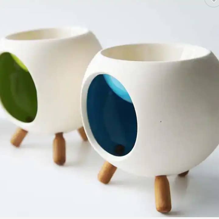 Anoq - Wholesale Wax Warmer - Aromatic diffuser for scented wax. ROUND GREEN burner4