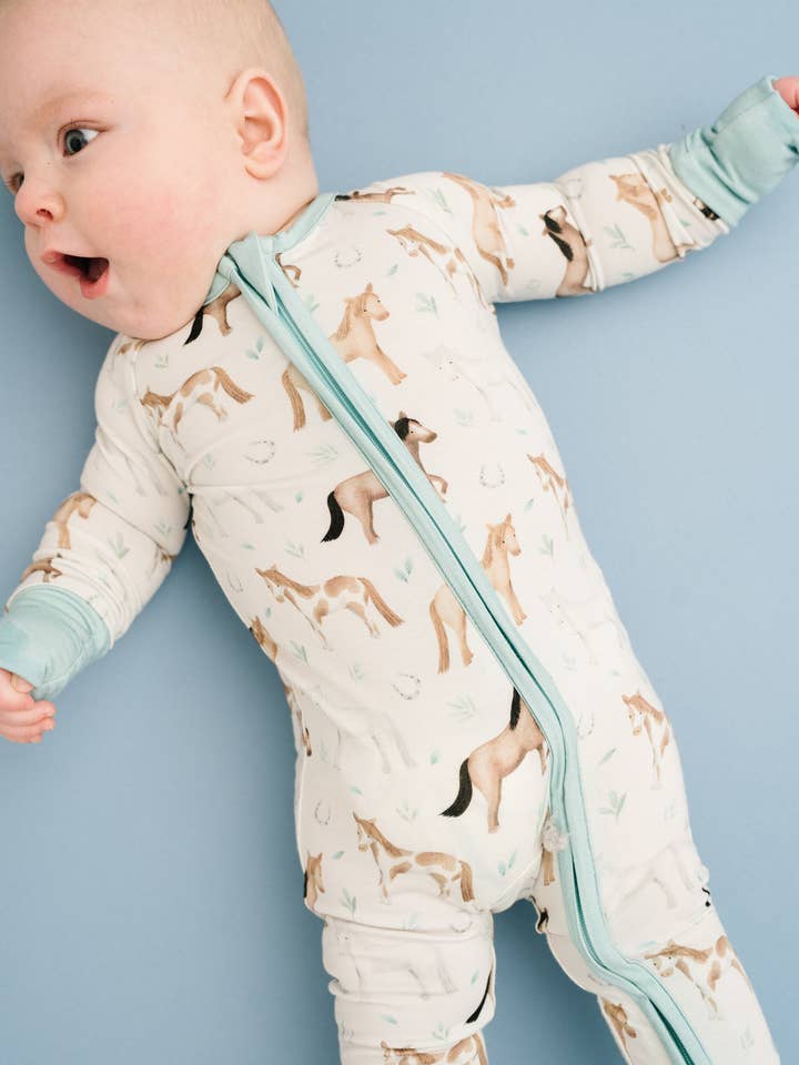 Little One Shop - Wholesale Clothing Set - Baby - Prairie Gallop Bamboo Sleeper