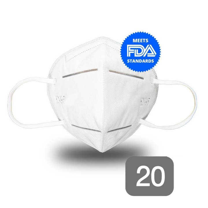 Masques KN95 - Boîte de 20 pour la vente par Viso Designs