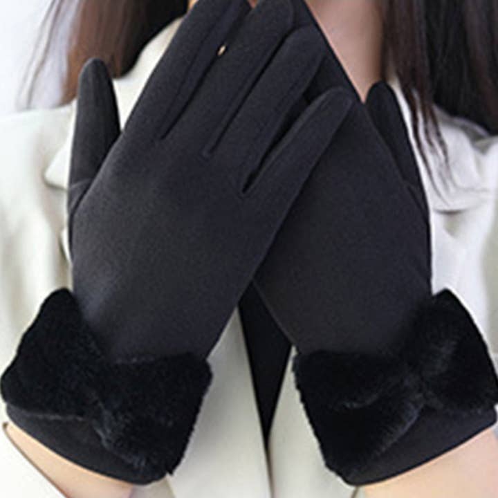 Funkyrel® Atzbranding Limited - Wholesale Gloves - Women's - Gloving - Women's Winter Touchscreen Gloves with Bow4
