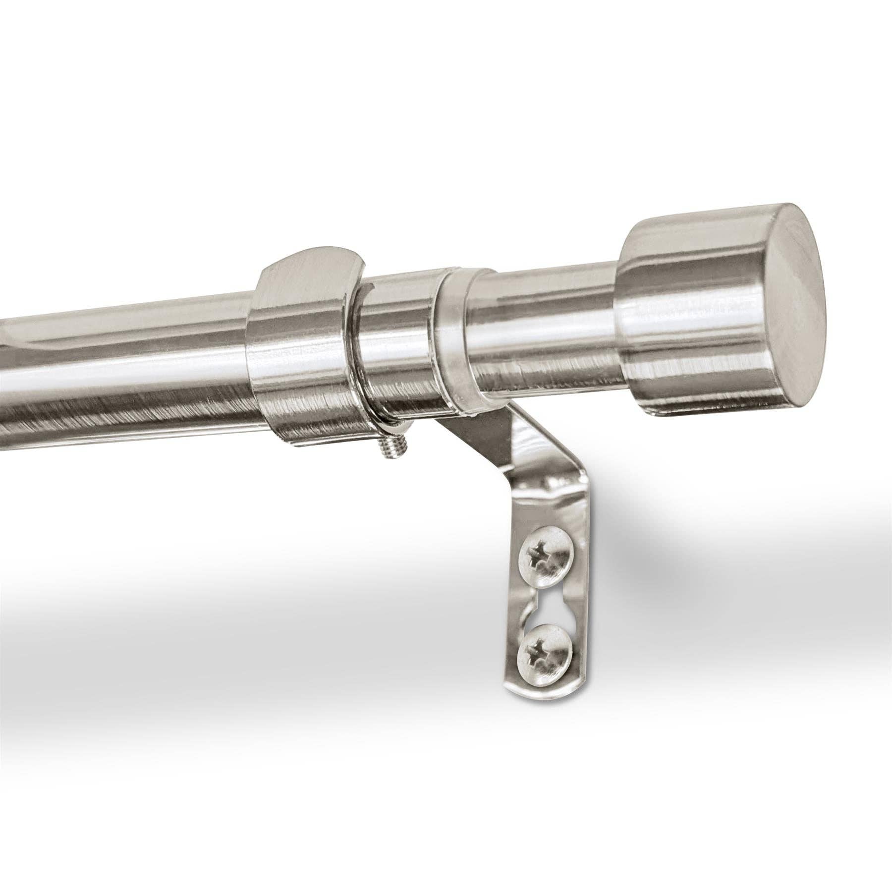 Rinkit Ltd - Wholesale Curtain Rod - Extendable Metal Curtain Pole Kit - 83 to 120cm7