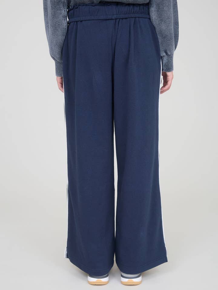 Blu Pepper - Wholesale Lounge Sweatpants/Joggers - Women's - FOLD OVER DRAWSTRING WAIST WIDE LEG LOUNGE PANTS11