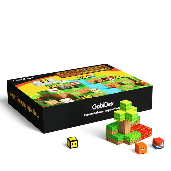 GobiDex - Wholesale Building Set - Kids - 2.5cm Lumberjack (48 pcs Magnetic Blocks)2