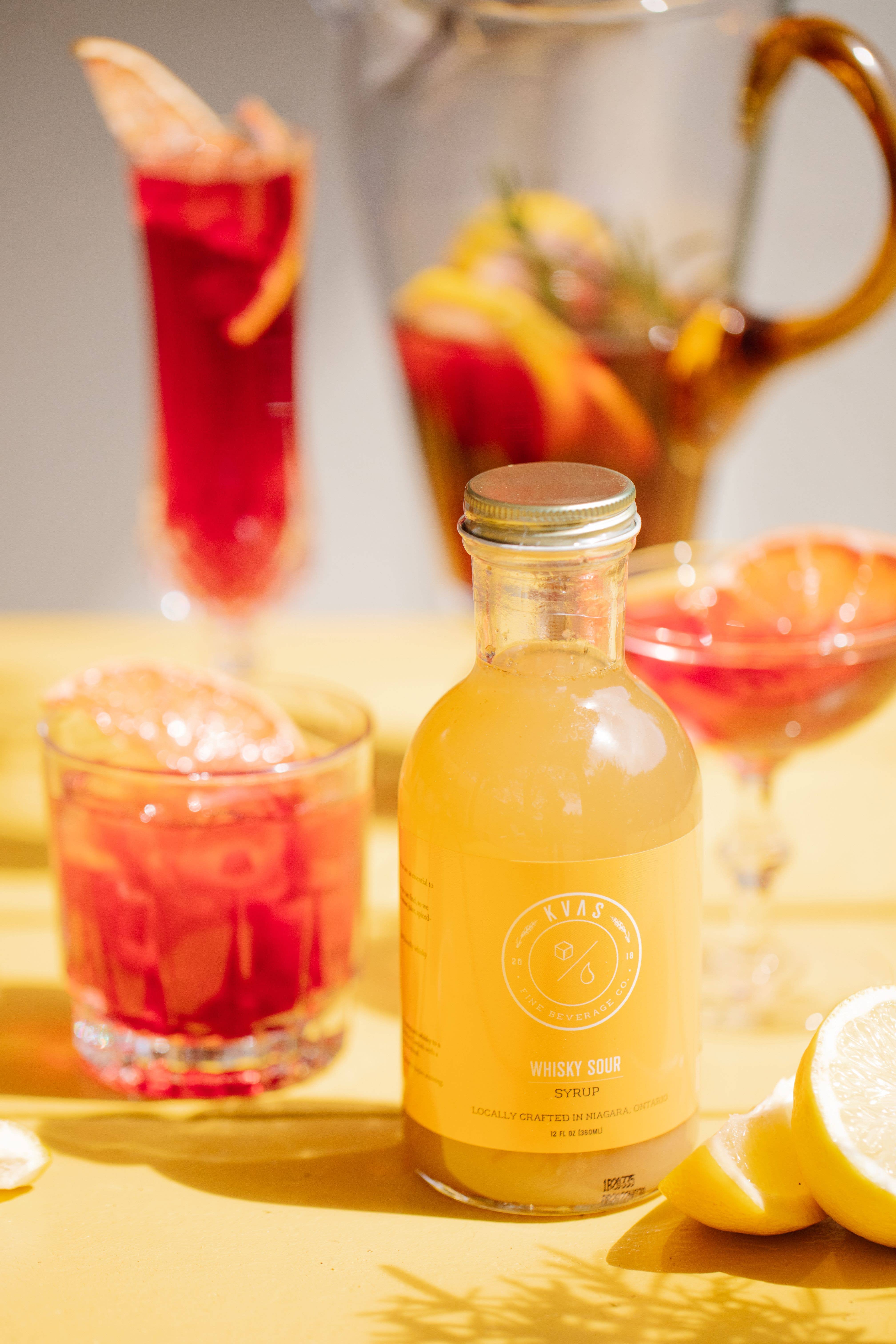 Kvas Fine Beverage Co. - Vente Mélange/sirop pour cocktails - Mélange à cocktail Whisky Sour2