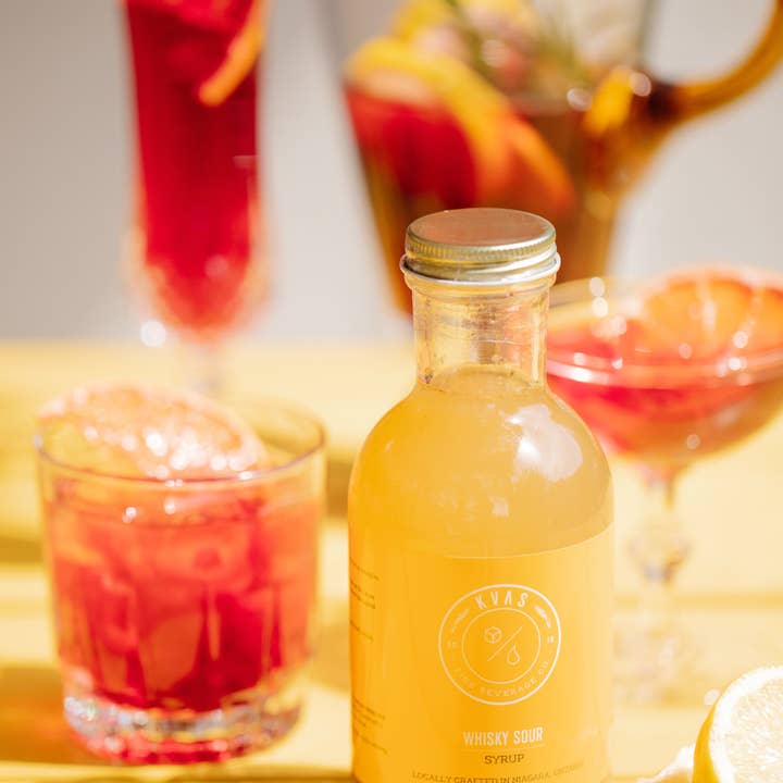 Kvas Fine Beverage Co. - Vente Mélange/sirop pour cocktails - Mélange à cocktail Whisky Sour2