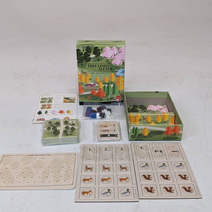 Japanime Games - Wholesale Board Game - 6-Pack Display Tree Lined Avenue - Boardgame